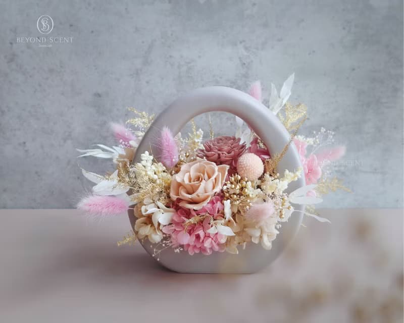 新年耶誕永生擴香桌花