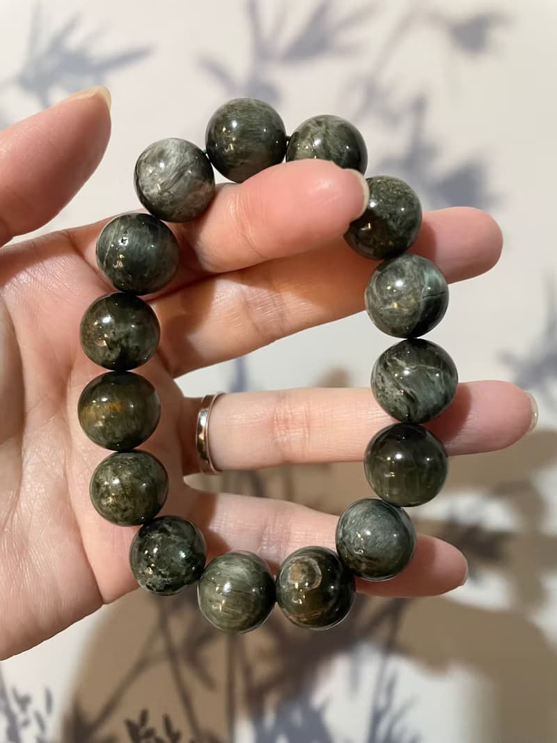 煙霧感 勇氣之石大咪數【森林絲絹系陽起石】稀缺品 /一物一拍