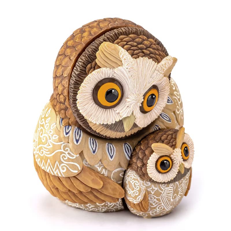 愛的守護-貓頭鷹 音樂盒  生日情人節聖誕交換禮物 療癒動物
