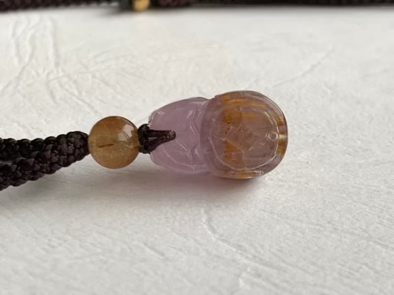 免費開光 高能量紫鈦貔貅項鍊 招財貔貅項鍊