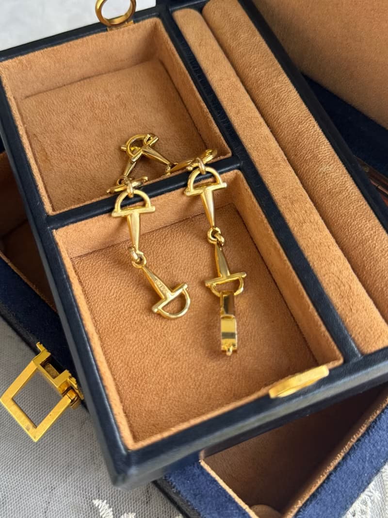 中古正品 罕有 Celine 馬銜扣手鍊 手鏈 意大利製 獨一無二 禮物