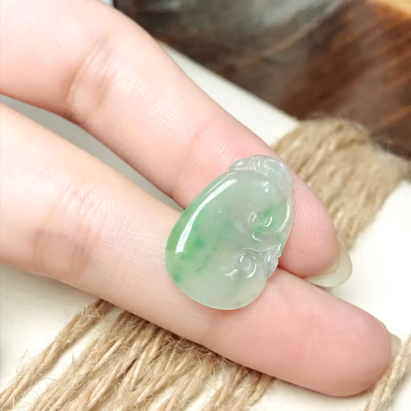 【願‧事事如意】冰飄陽綠翡翠如意 | 天然翡翠A貨翡翠 | 送禮
