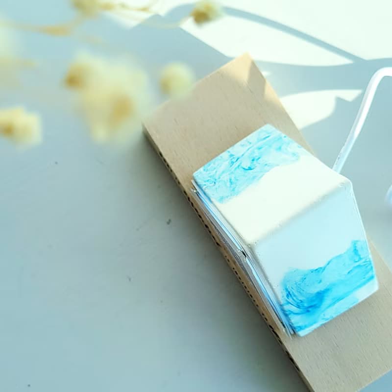 【聖誕禮物】聖誕小白擴香石燈箱/ 三角形款式 / 香味小夜燈