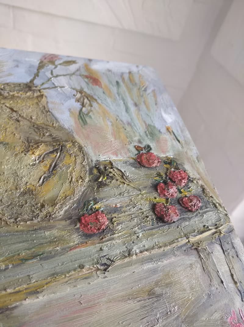 投手 油畫 秋季 蘋果 手工 原創藝術 壁畫 餐具