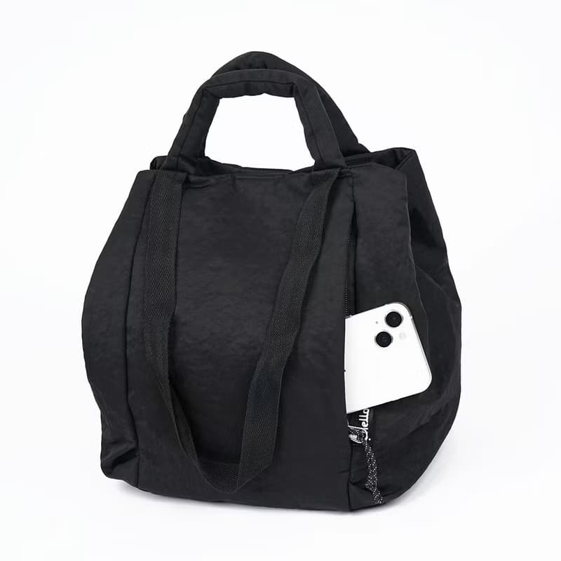 【FW25全新Wander系列】KYLIE 可調節兩用手提包L號 (翠黑色)