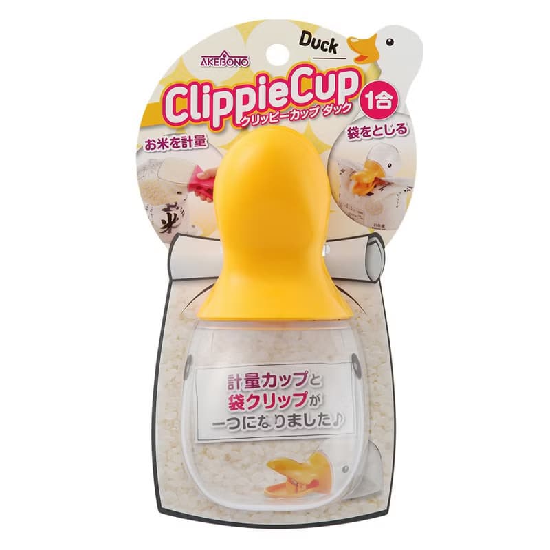 日本【AKEBONO 曙產業】 鴨鴨量杯封口夾