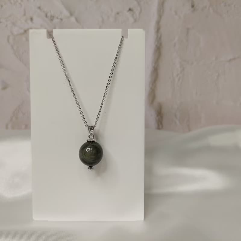 天然鷹眼石項鍊