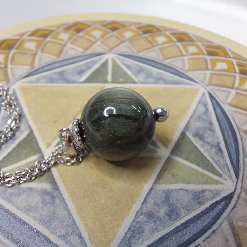 天然鷹眼石項鍊