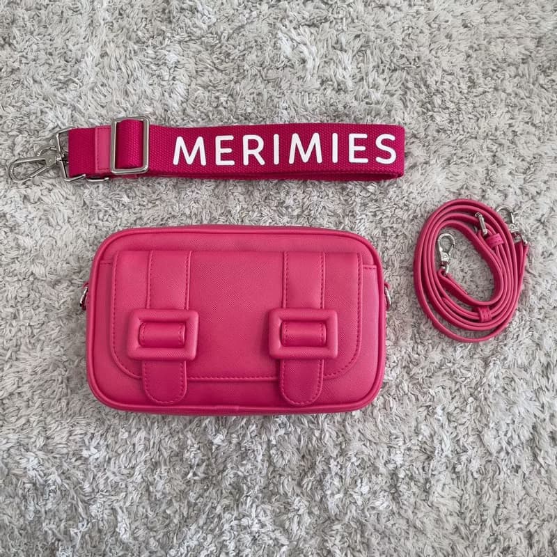 MERIMIES 泰國劍橋包 | 斜背包 中性胸背包 桃粉