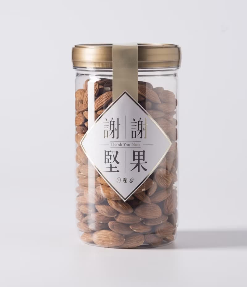 【原味杏仁】(密封罐)(無調味堅果)(來自加州最棒的杏仁)(素食)