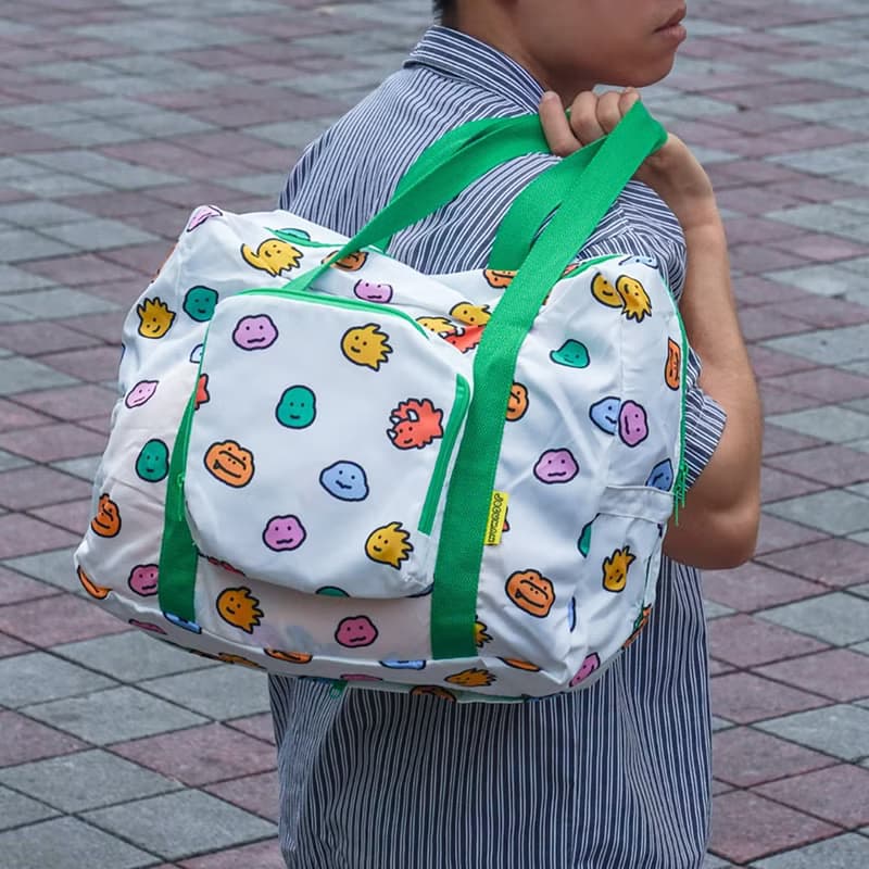 JOGUMAN-摺疊旅行袋(亂花款)