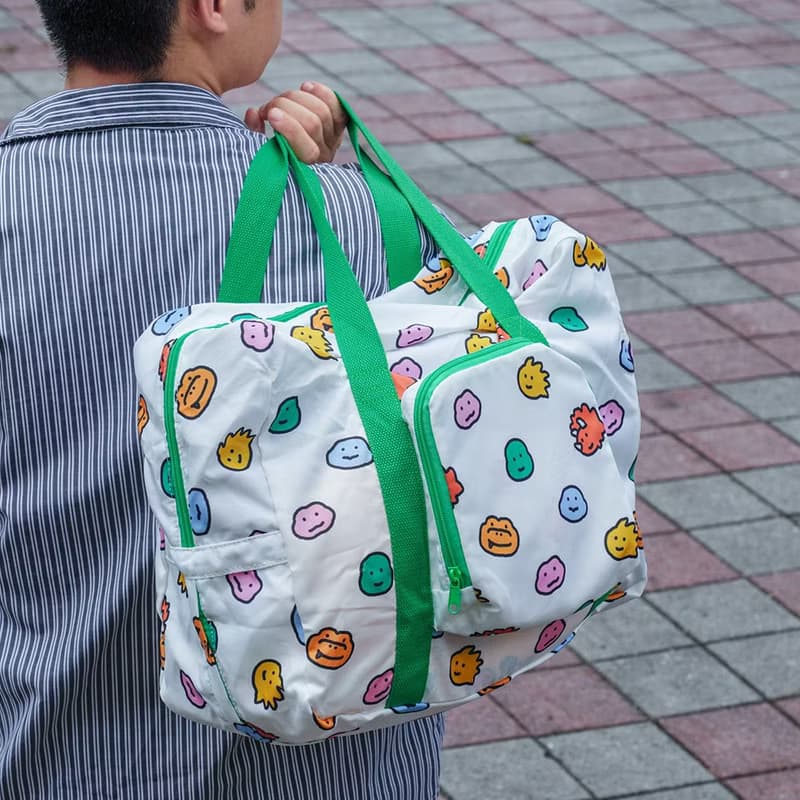 JOGUMAN-摺疊旅行袋(亂花款)