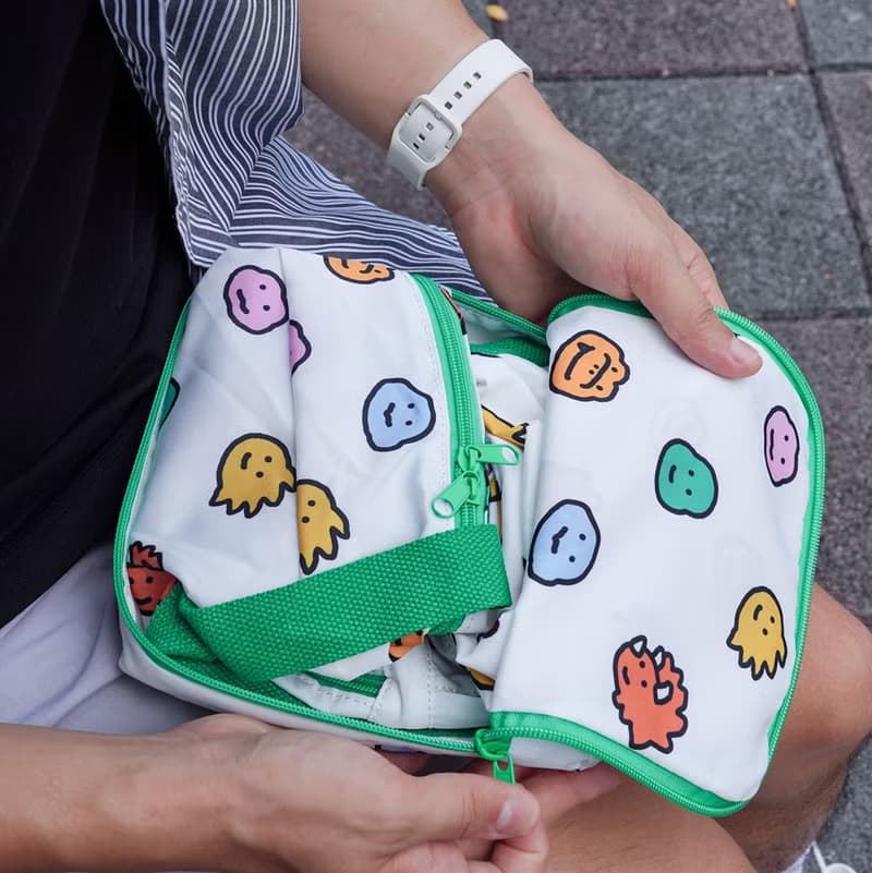 JOGUMAN-摺疊旅行袋(亂花款)