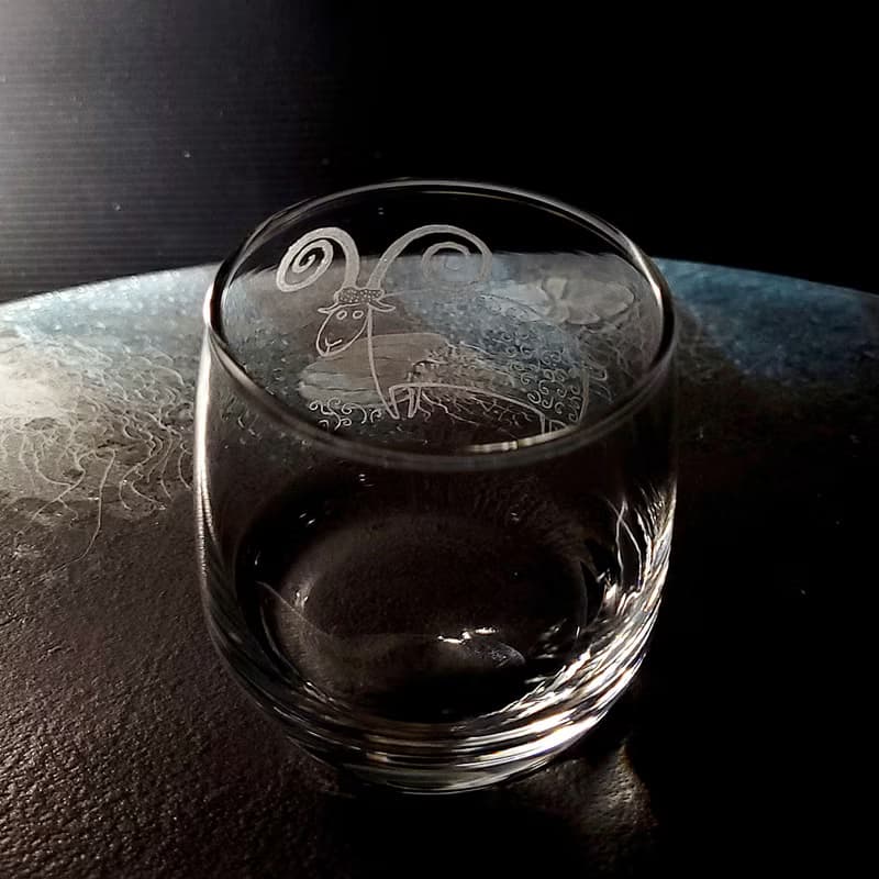【生肖個性杯】客定手雕 搖擺杯 烈酒/調酒杯 雕圖/免費刻字