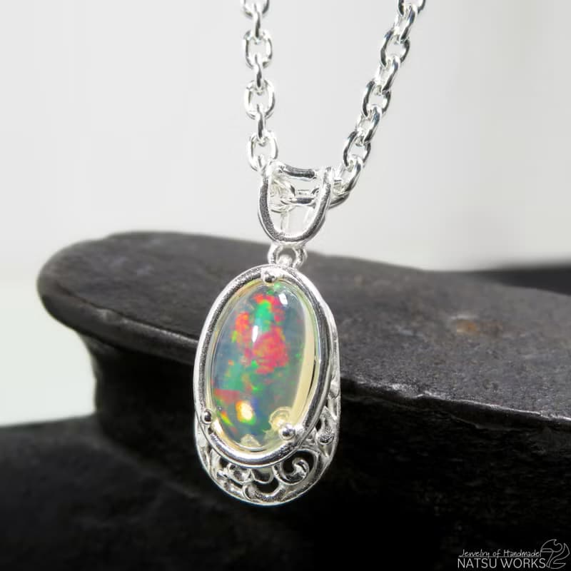 エチオピア オパール ネックレス / Ethiopia Opal Necklace