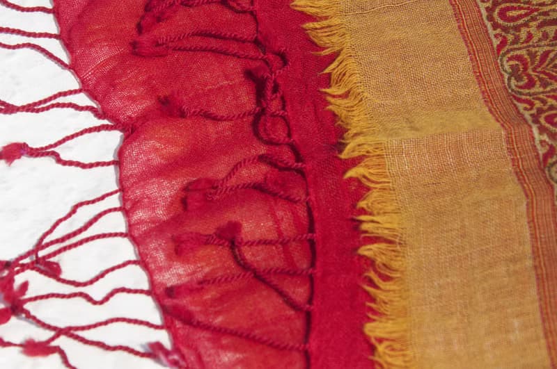 羊絨毯 刺繡毛毯 羊毛蓋毯 保暖披肩 手織圍巾 水煮羊毛披肩/針織圍巾/刺繡圍巾/羊絨披巾/喀什米爾Cashmere-花