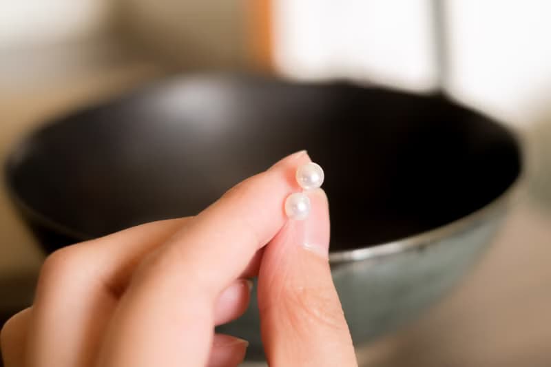 【低調的】天然淡水珍珠耳環 全925純銀耳釘/耳夾 迷你/小
