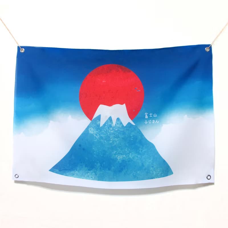 富士山 掛布 背景布