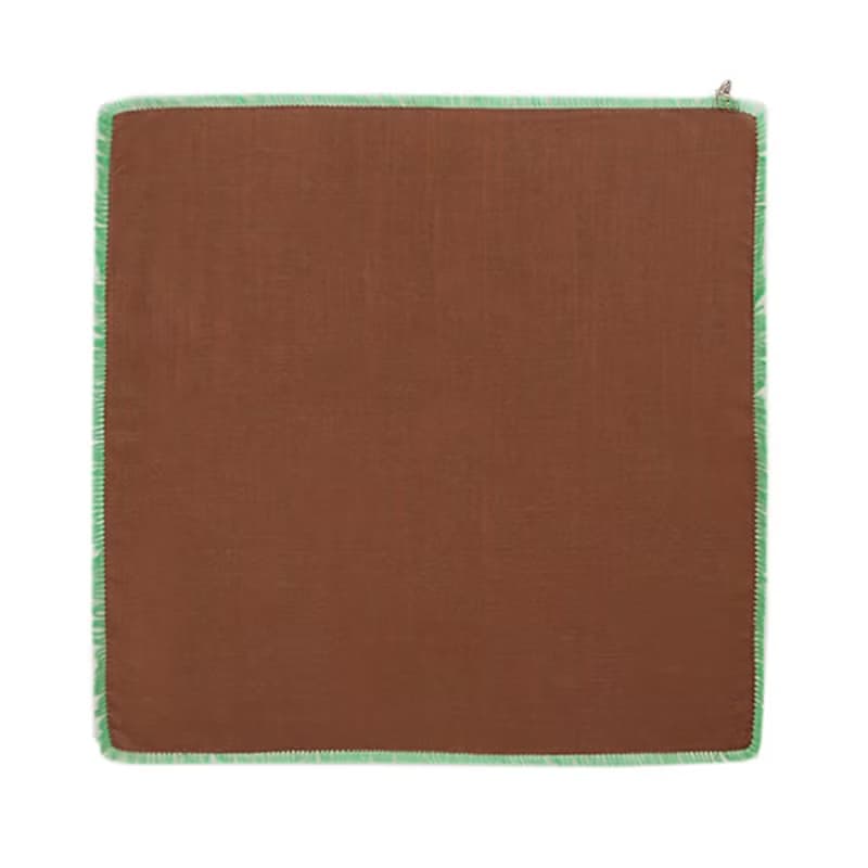 草むらうさぎ　ブラウン　ハンカチ　41×41cm　綿100%　日本製　ギフト