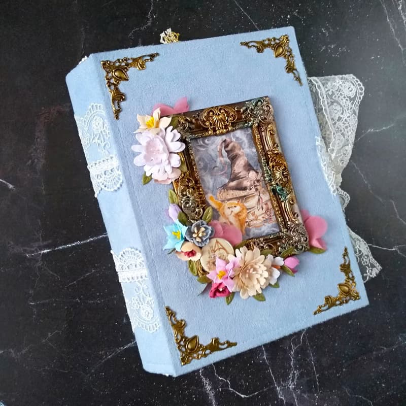 Handmade Magic Wizard Junk Journal Notebook in Two Color Variations