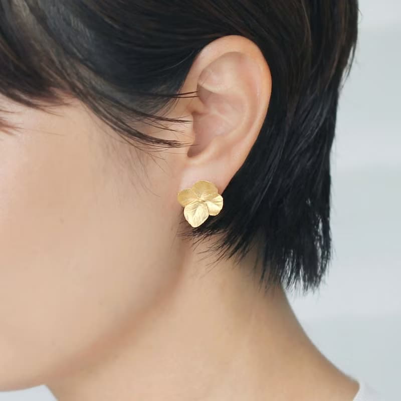 Hydrangea earrings
