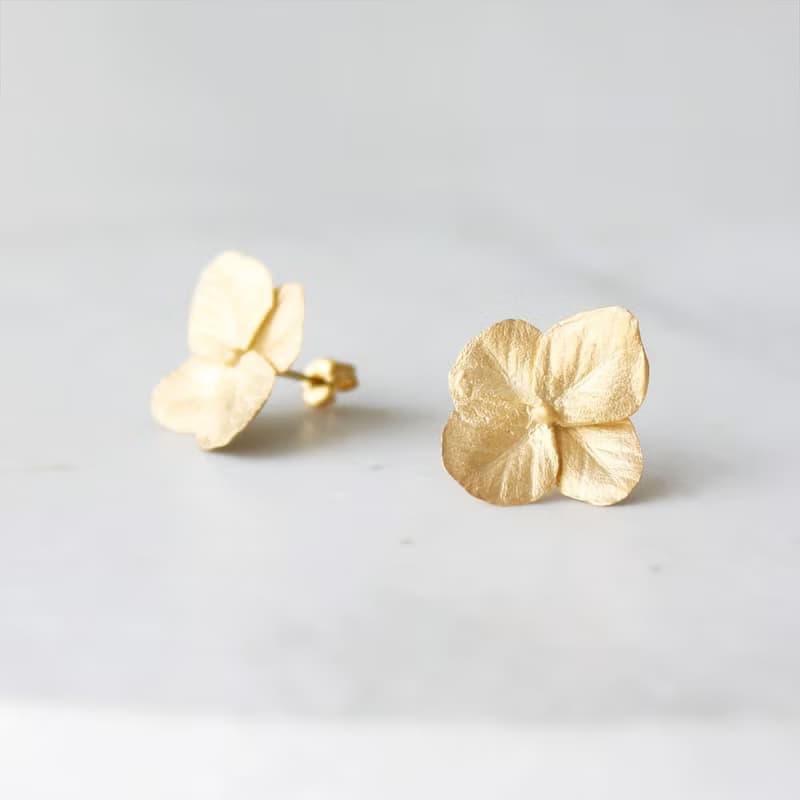Hydrangea earrings