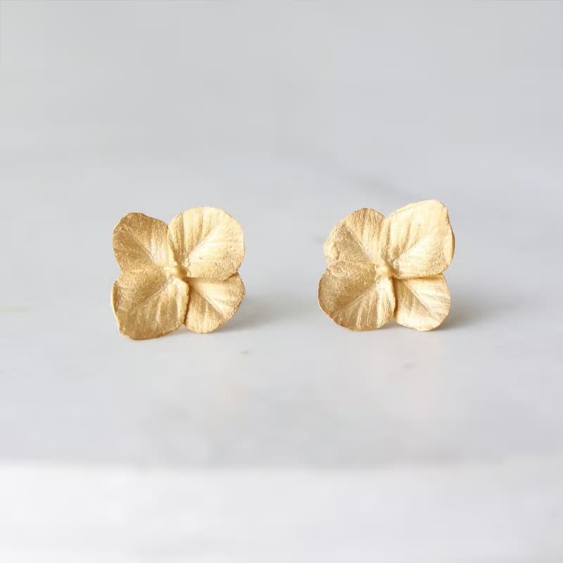 Hydrangea earrings