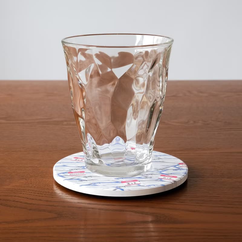 【錦源興】虱目魚陶瓷吸水杯墊 l 底部防滑 鶯歌陶瓷製 禮物 新居