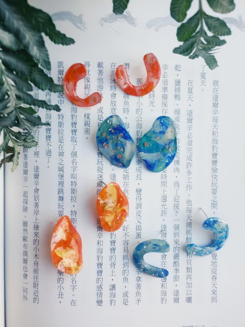 你好 色彩系列-色彩大C 耳環/耳飾