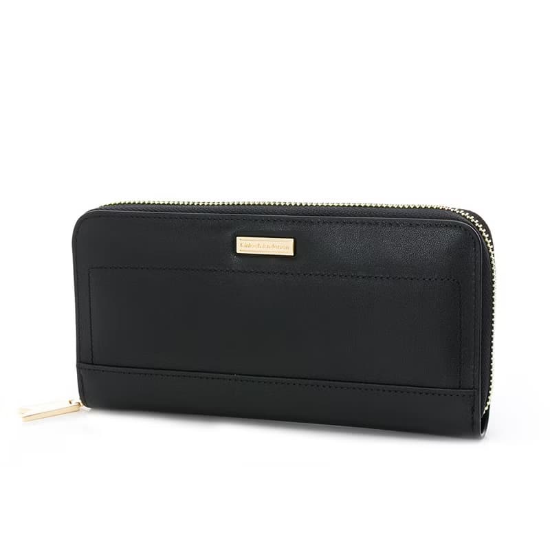 【金安德森】Dominic 金標牛皮拉鍊長夾-深空黑