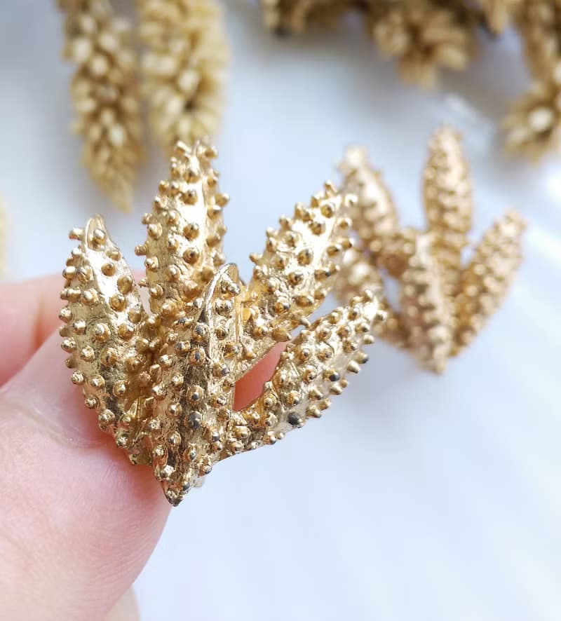 Vintage Jewelry 西洋古董飾品 SARAH COV WIND FLOWER 夾式耳環