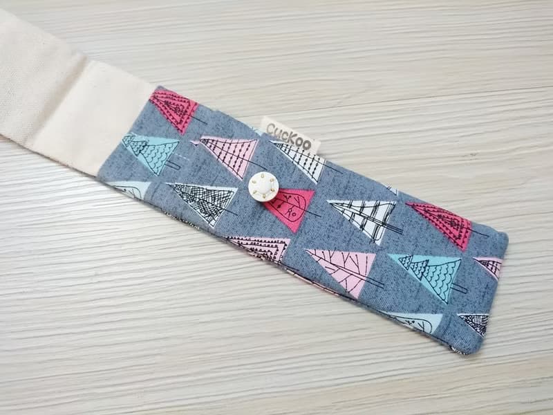 環保餐具收納袋 餐具套 雙層筷袋 樹