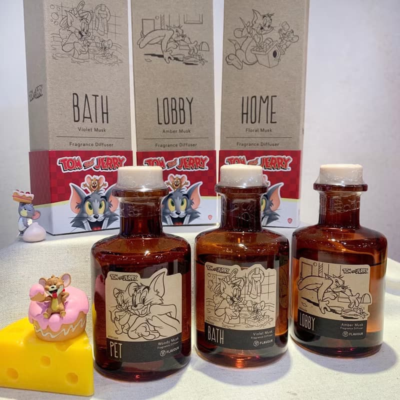 【FLAVOUR】聯名款湯姆貓與傑利鼠 寵物友善 居家 香氛擴香150ml