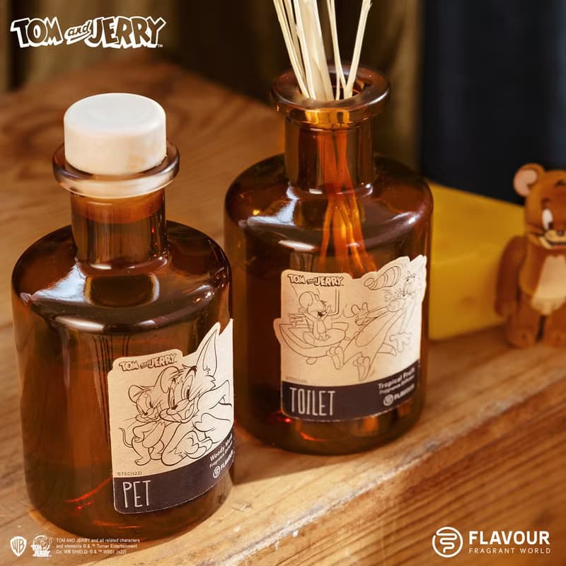 【FLAVOUR】聯名款湯姆貓與傑利鼠 寵物友善 居家 香氛擴香150ml
