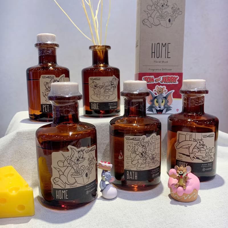 【FLAVOUR】聯名款湯姆貓與傑利鼠 寵物友善 居家 香氛擴香150ml