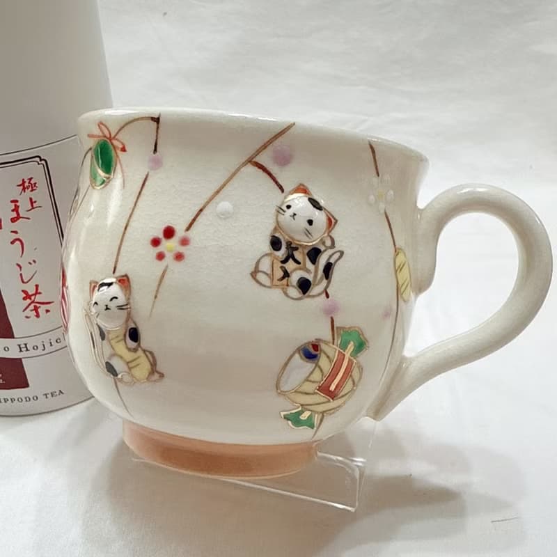 京燒立體馬克杯 - 招財貓