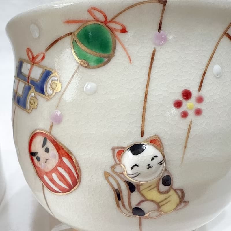 京燒立體馬克杯 - 招財貓