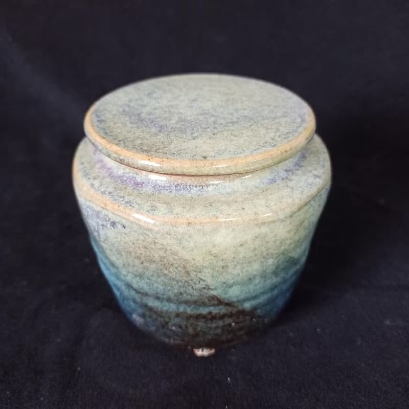 鈞釉茶倉茶葉罐置物罐陶罐