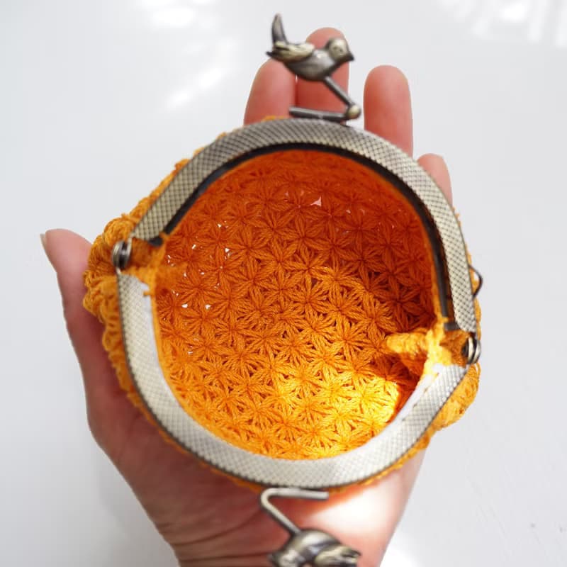 Ba-ba handmade Jasmine Stitch crochet coinpurse No.C1685