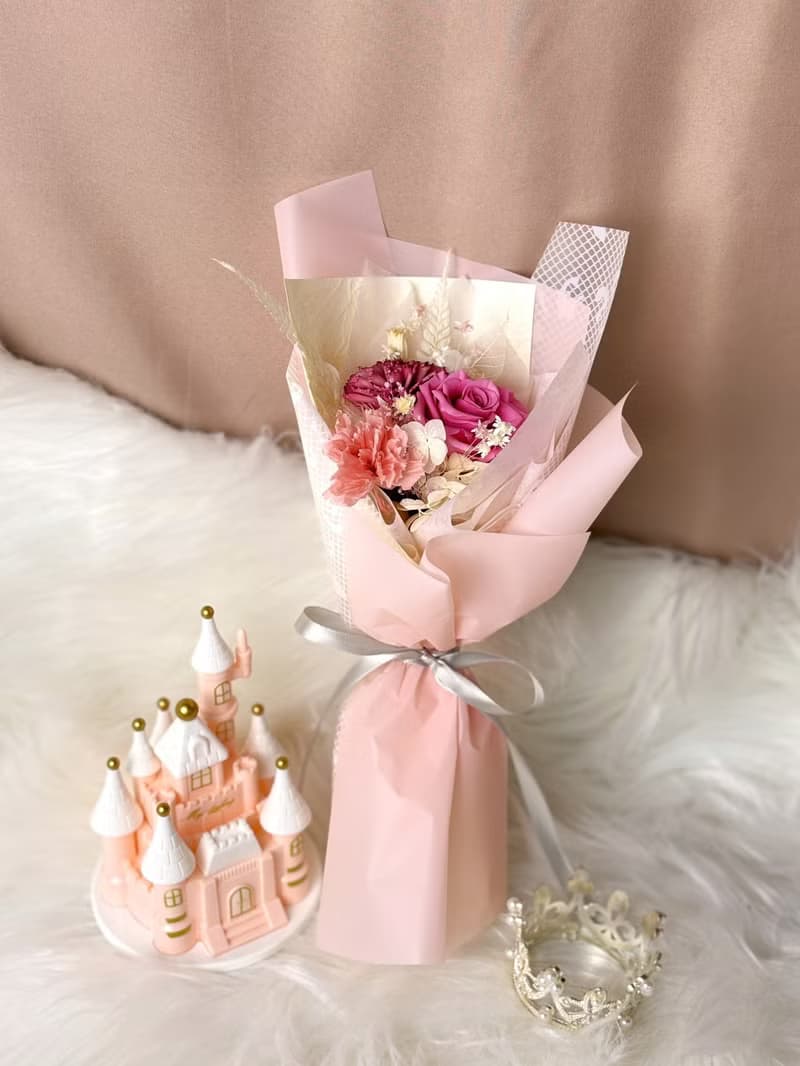 Preserved Flower-小資粉紅花束