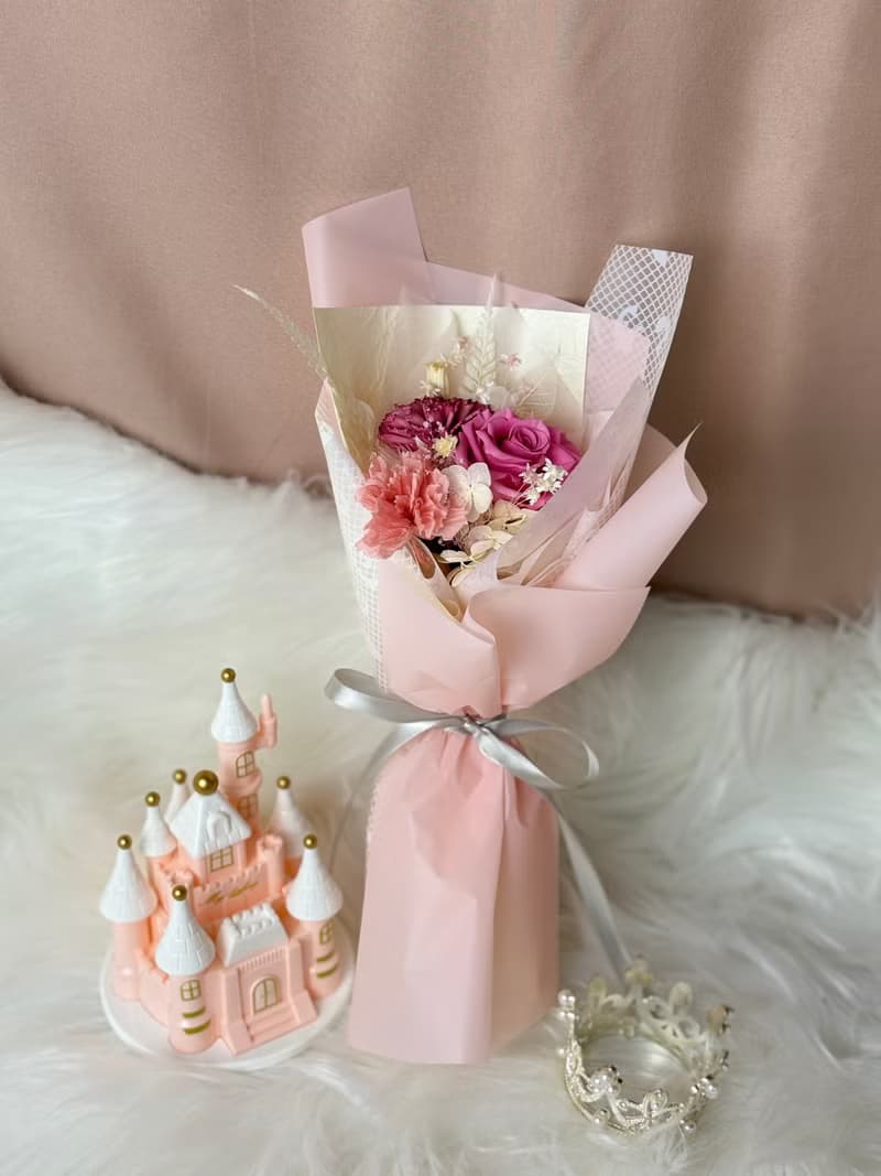 Preserved Flower-小資粉紅花束