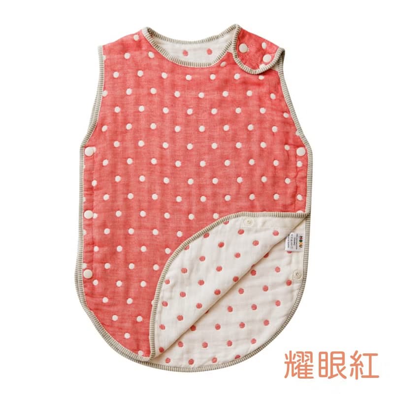 日本6重紗呼呼防踢被_幼童版_42X64cm兒童版_防踢背心(台灣製造)