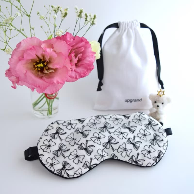 日本眼罩  絲帶蕾絲|BLACK|有附收納袋|生日|結婚