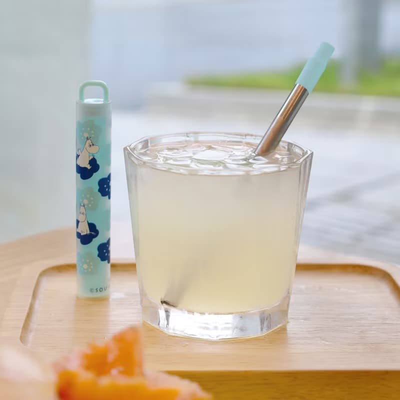 【Pinkoi x Moomin x SOU・SOU】環保飲管 - 姆明