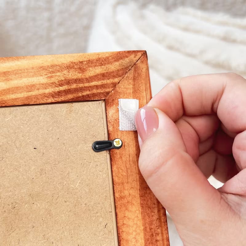 Wall mounted wooden picture frame set Home decor gallery Different size frames