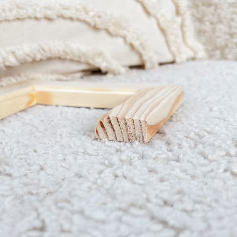 Wall mounted wooden picture frame set Home decor gallery Different size frames