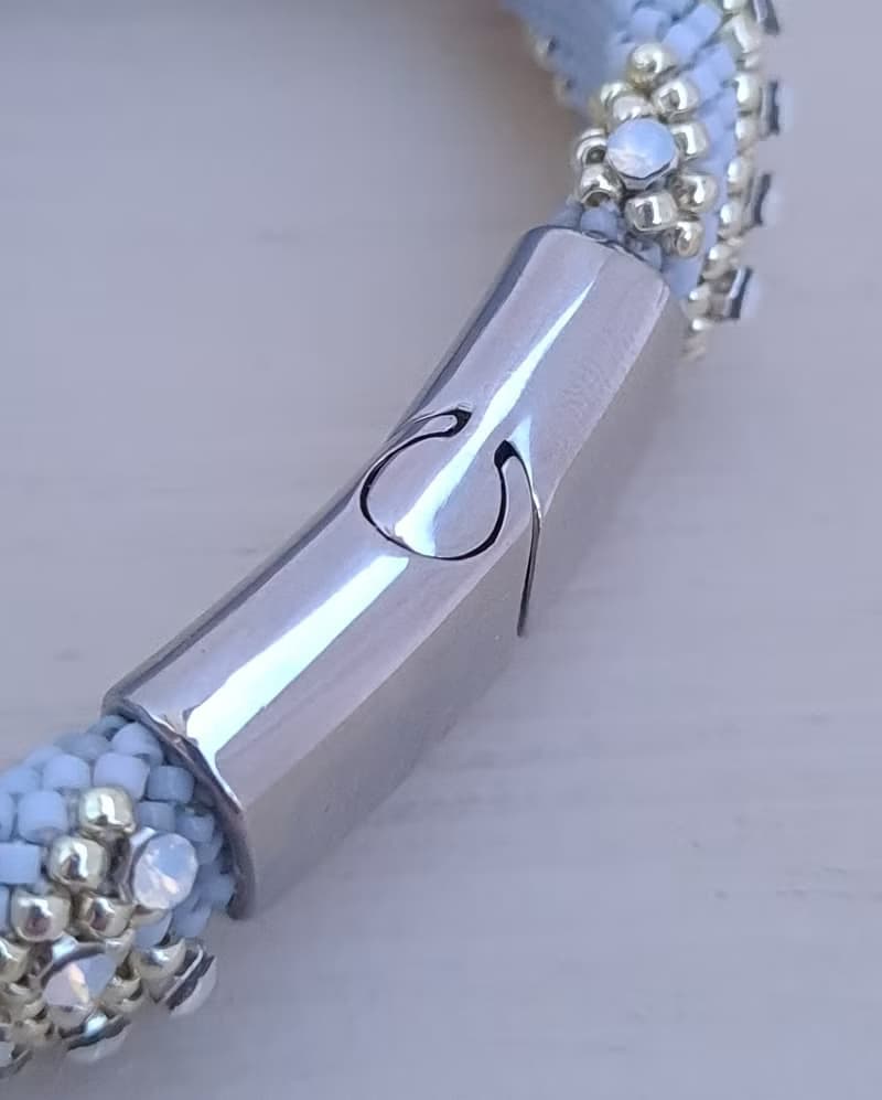 Crystal Bracelet Opal Rhinestones Cuff Bangle 水晶手鍊 男 水晶手鍊 男 黑金超七 財運 情侶手環 耳骨耳環