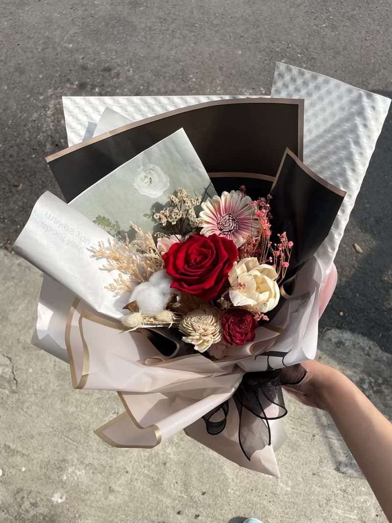 Time flower蒔花/永生乾燥花束