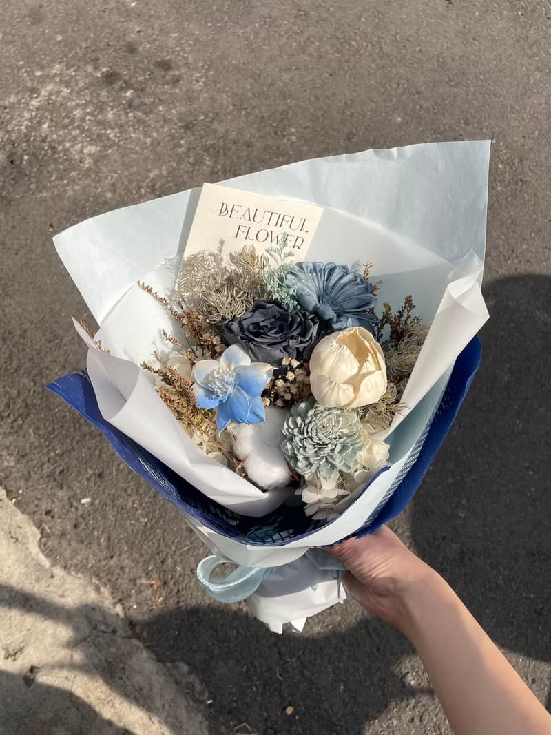 Time flower蒔花/永生乾燥花束
