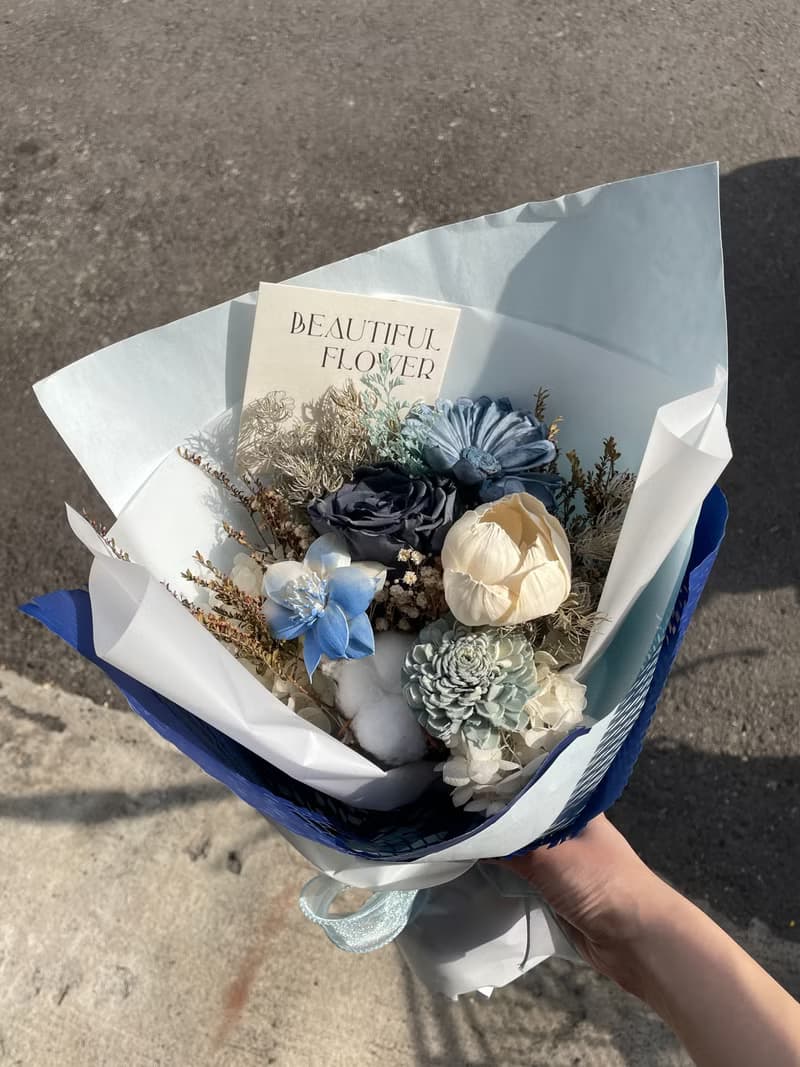 Time flower蒔花/永生乾燥花束